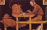 Norman Rockwell The US Army Trades painting